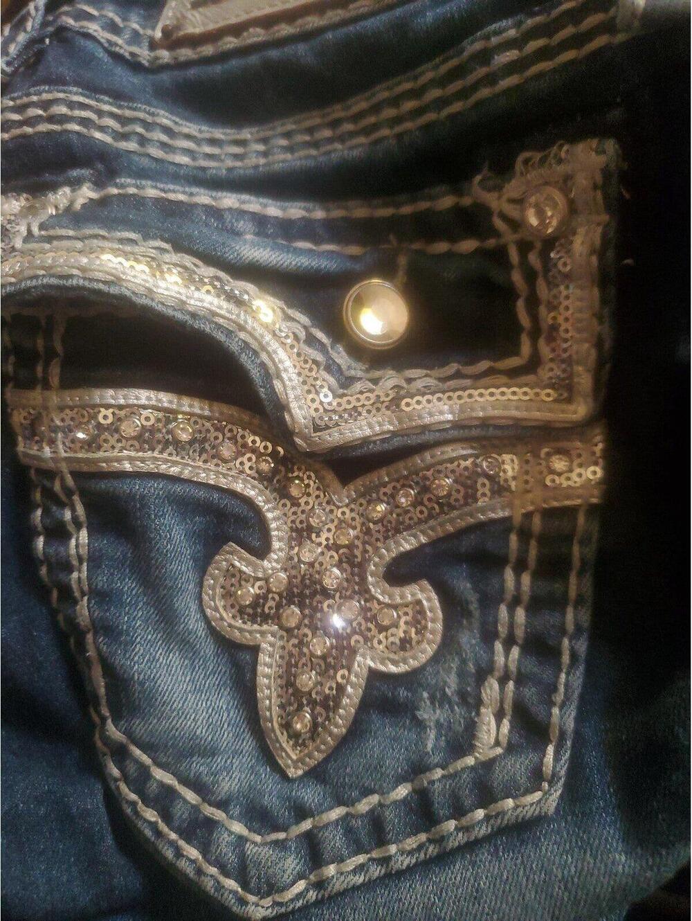 Rock Revival Womens Jeans Kai sz 30 blue